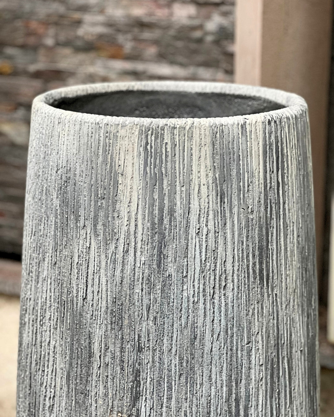 Grey Vertical Planter