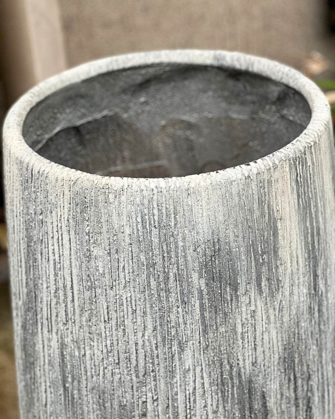 Grey Vertical Planter