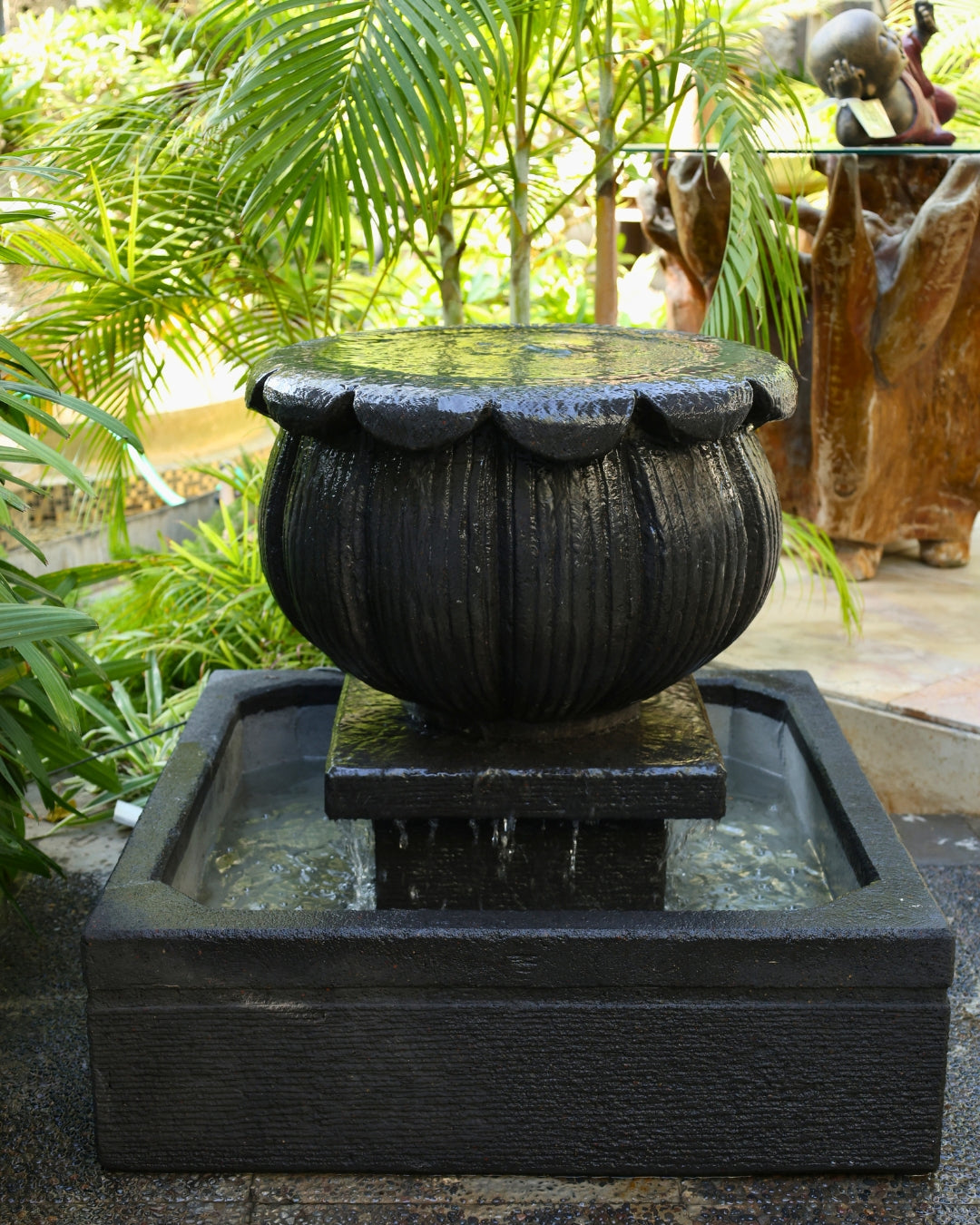 Flower bowl fountain