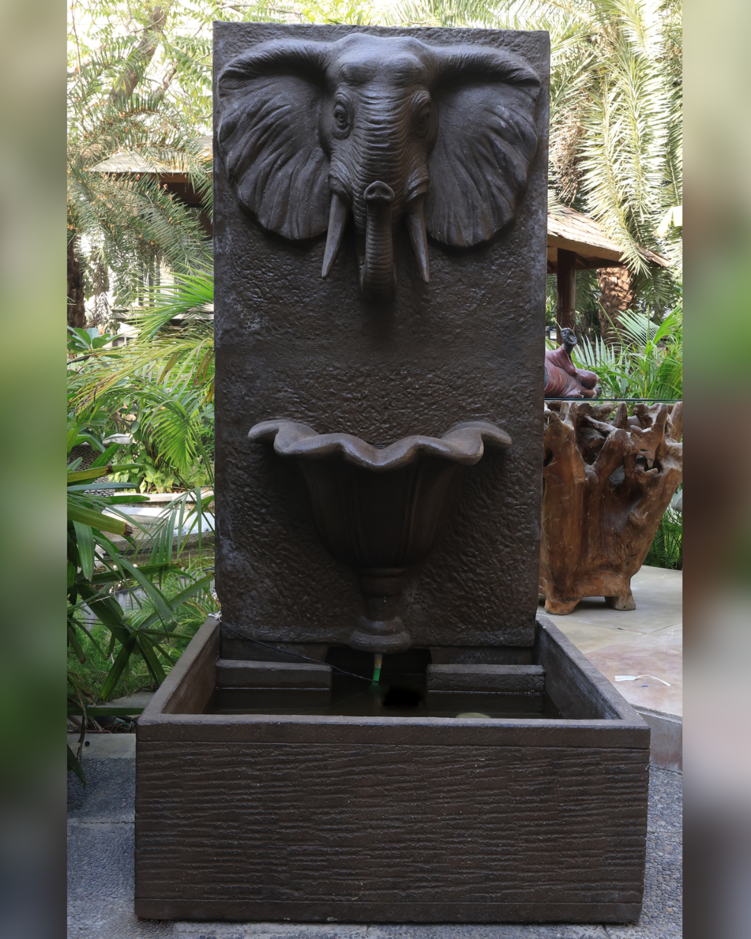Tusker's Tranquil Fountain