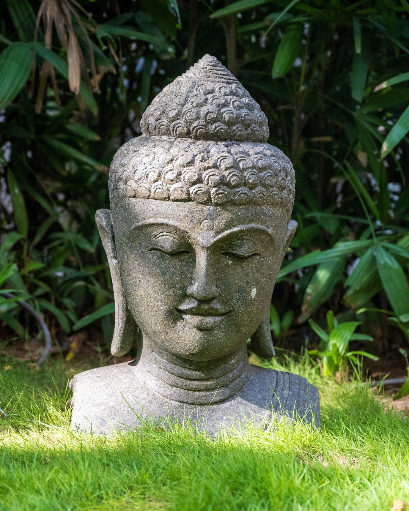 Harmonic Buddha Head Statue