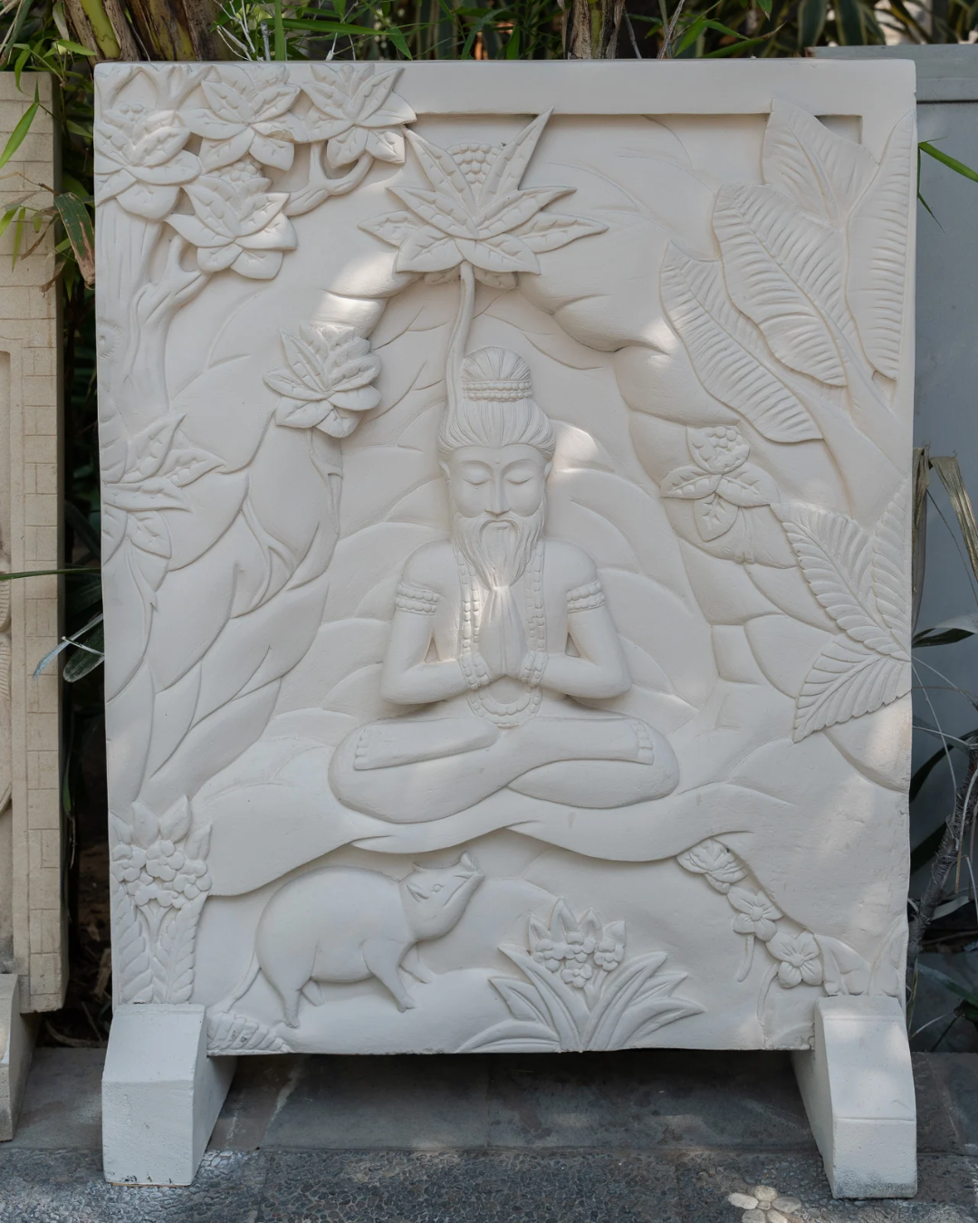 Meditating Sadhu Panel