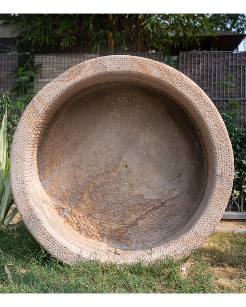 Sculpted Stone Planter