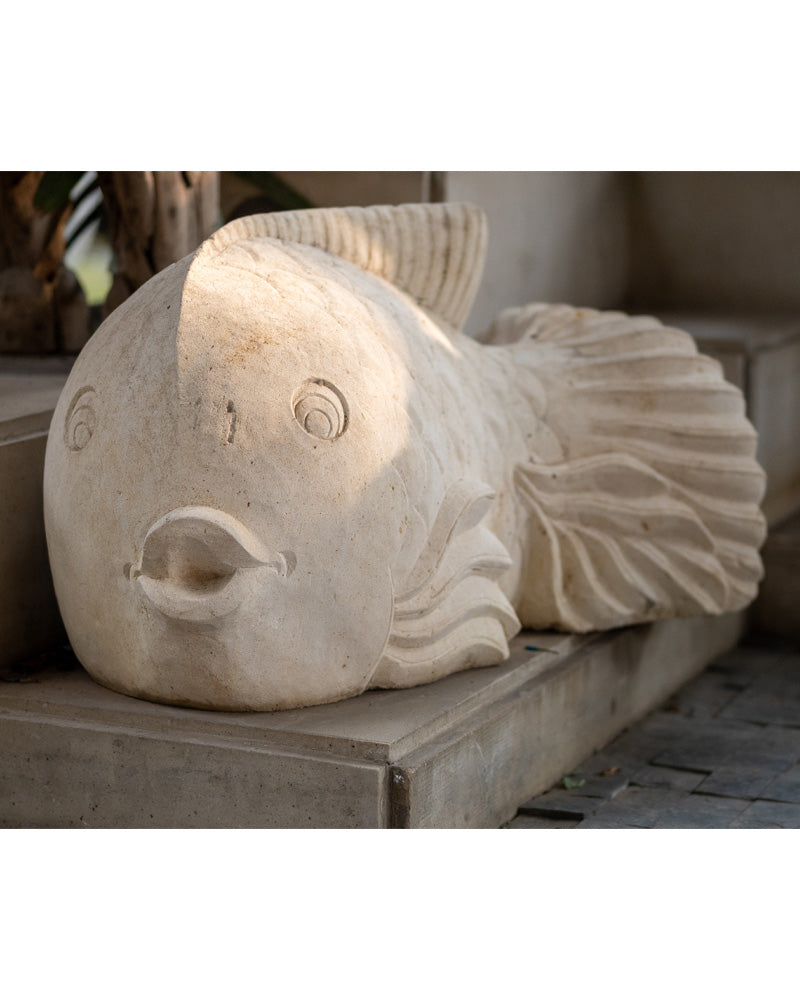 Sacred fish carving