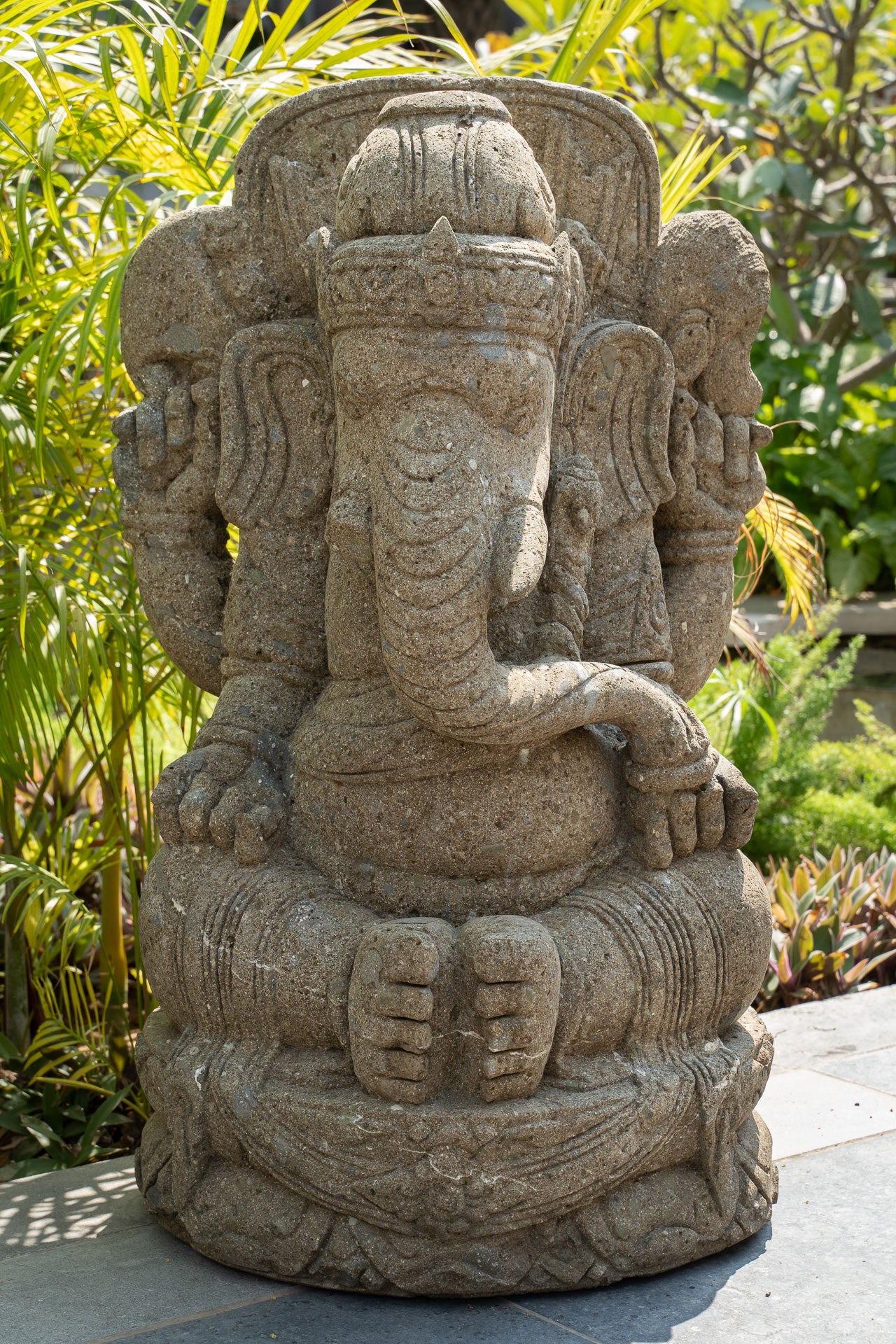Trunk Blessing Ganesha Statue