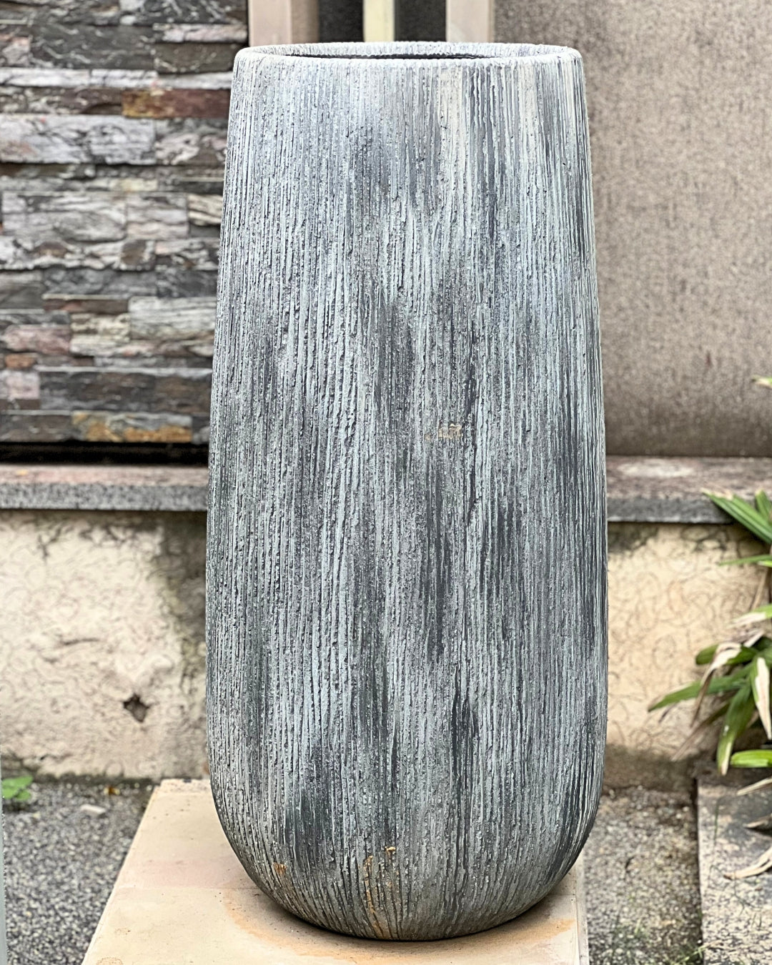 Grey Vertical Planter