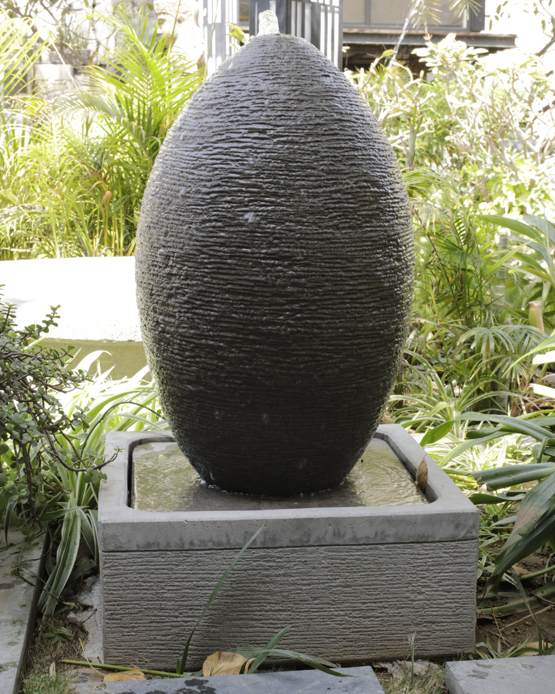 The Elliptic stone fountain