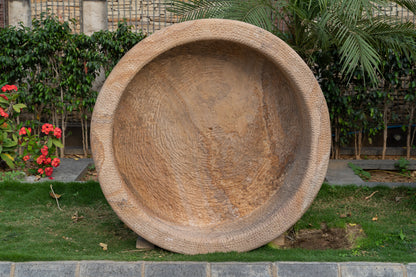 Standing Wheel Statue