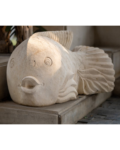 Sacred fish carving